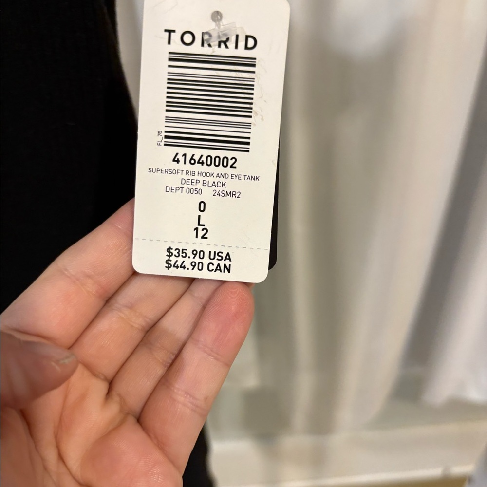 Torrid Black Tank Top